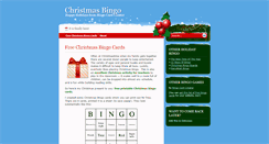 Desktop Screenshot of christmasbingocards.com